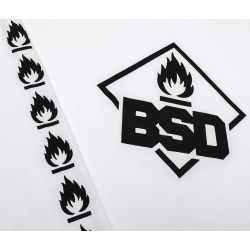 BSD Roastin L/S Shirt, White, XX-Large
